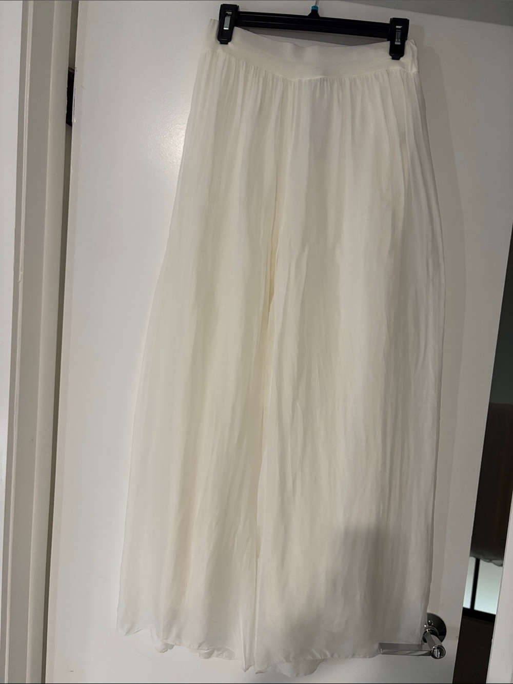 Women’s Wide-Leg Flowing Pants White
